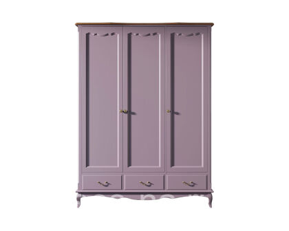 Шкаф Leontina для одежды трехстворчатый с ящиками арт ST9327KR/3